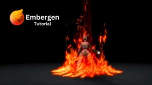 Create Goku’s EPIC Aura Effect in Embergen | Step-by-Step VFX Tutorial